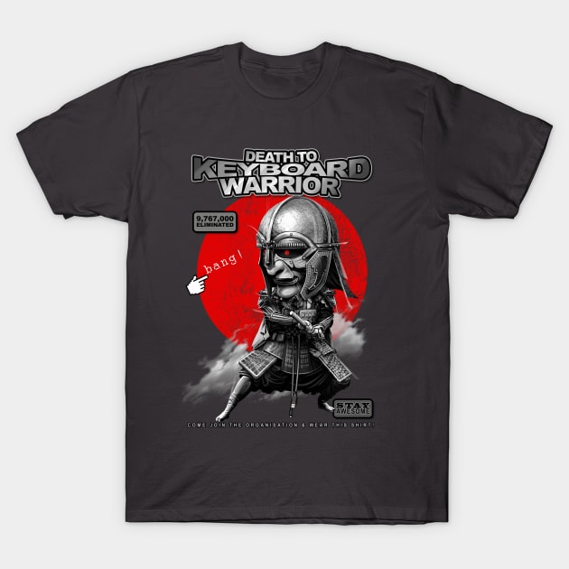 KEYBOARD WARRIOR T-Shirt by ADAMLAWLESS